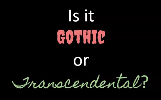 【中英】美国文学史-15分钟弄清楚超验主义和哥特式文学的区别