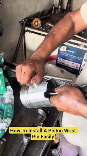 How To Install A Piston Wrist Pin Easily