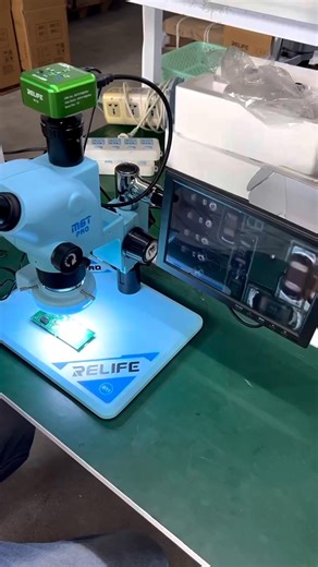 6.8K views · 48 reactions | Strict quality control at every step，ensuring that each microscope is delivered perfectly to our customers! Let them embark on a wonderful journey into the microscopic world!#SUNSHINETOOLS #phonerepairtools #MotherboardMicroscope #MicroscopicWorld #QualityandService #RELIFE | Guangzhou Sunshine Electronic Technology Co., Ltd. | Facebook