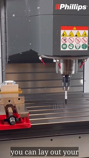 Layout Tip Every Machinist Should Know 🧠 | Challenge Accepted by Phillips Corp Ever tried to fit a part on your table and weren’t sure it would clear? Here’s a quick machinist trick using a Sharpie in your tool holder to trace and test your layout before you cut, saving time, crashes, and frustration. 💡 Pro tip from Phillips: Sometimes the simplest tools lead to the smartest setups. 🚀 Got a machining, robotics, or automation challenge slowing you down? Submit it here, and your shop could be f