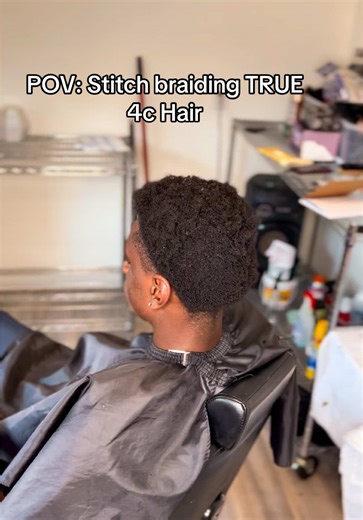 Mastering Stitch Braids on True 4C Hair Texture