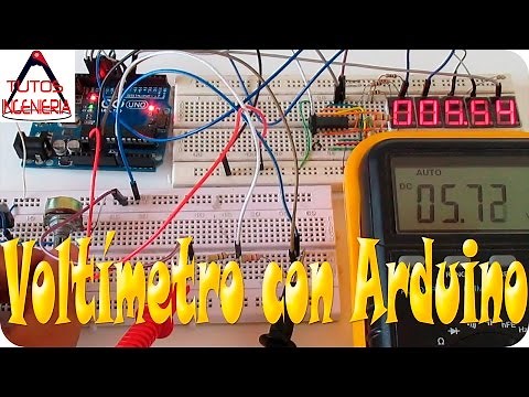 🔋 Voltímetro con arduino y display 7 segmentos