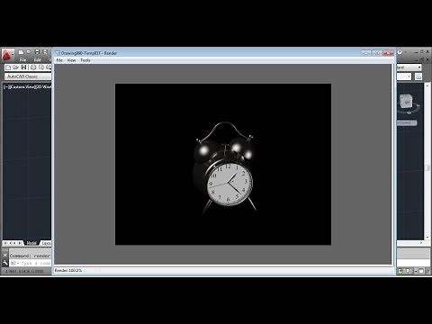 AutoCAD 3D Wecker Clock Modeling Tutorial (Freestyle)