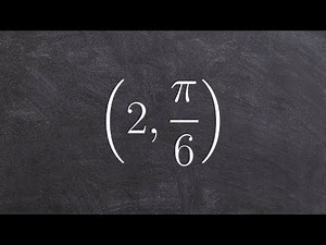 Convert point from polar to rectangular