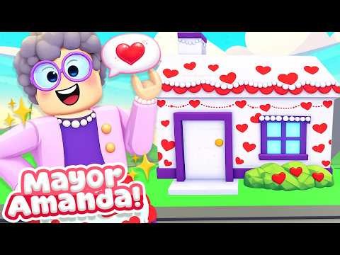 Building *MAYOR AMANDA* the Home she DESERVES! Adopt Me Build