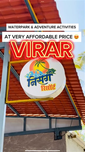 Ziyad baig on Instagram: "Nisarg Resort 🏊🏻‍♂️🏊🏻‍♀️ Kacheri Pada Road, Beside Yash Resort, Near Arnala Beach & Arnala Depot, Virar (West) 401 301 ➡️Adult 550 (Above 8 years) ➡️Child 350 (4 to 8 years) Inclusion: ▶️ Waterpark ▶️ Activities ▶️ Unlimited Food Activities Include (1) Zipline (2) Valley Crossing (3) Wall Climbing (4) Rope Climbing (5) Rope Cycling (6) Tyre Climbing Unlimited Food Includes Breakfast:- Misal Pav, Poha & Tea ☕ Lunch:- Chicken Chilly🍗 Chicken Masala, Veg Noodles 🍜 Da