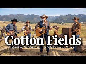 Cotton Fields - CCR (Lyrics) | A Nostalgic Country Song (Western Country Memories)