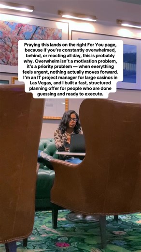 Here’s the truth most people don’t see: being overwhelmed isn’t about working harder, it’s about not knowing what actually matters right now. When everything feels urgent, your brain reacts to the loudest tasks — emails, small fires, notifications — instead of executing what moves your life, business, or projects forward. High performers don’t rely on motivation; they rely on clarity, structure, and phased execution. That’s exactly what my 90-Day Plan gives you. You bring me your launch, event, 