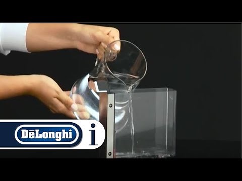 How to Activate the water filter and fill the water tank on Your De' Longhi EC 860