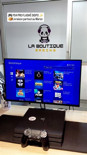 La Boutique Gaming on Instagram: "🎮 PS4 PRO FLASHÉ DISPO ✨️ 📦Livraison partout au Maroc"