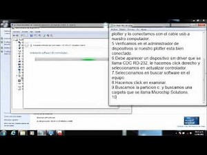 Instalacion de plotter de corte GerCutter PRO 64-BITS Parte 1