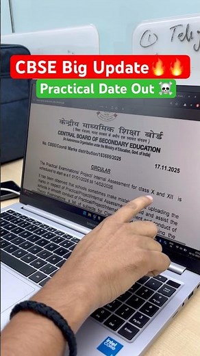 CBSE Big Update 🔥 Practical Date Out ☠️☠️ #cbseclass12 #boardexam2026 #cbsebigupdate #cbsenews