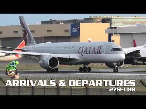 Arrivals and Departures at London Heathrow Airport