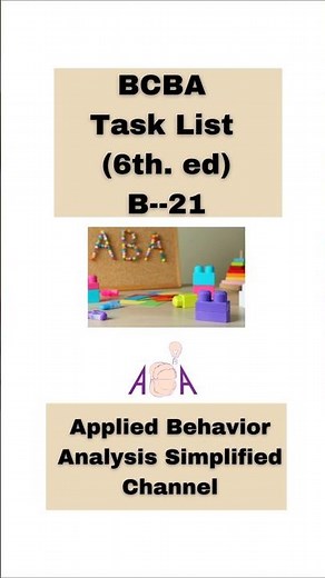 BCBA Task List: Identify Examples of Processes that Promote Emergent Relations ....