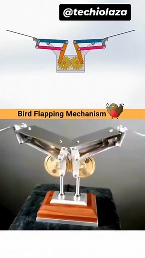 Bird Flapping Mechanism 📌 . . . . . . . . . . #solidworks #3d #design #autocad #engineering #cad #cnc #mechanicalengineering #catia #mechanical #manufacturing #productdesign #keyshot #industrialdesign #3dmodeling #autodesk #designer #3dprinting #render #modeling #ansys #engineer #jasa #mechanic #rendering #fabrication #sketchup #welding #inventor #engineers | Coding💻 | Tech🛰 | Electronic Gadgets📱