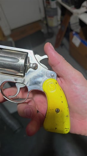 I scored a vintage colt cobra and some jagoff painted the OG grips with house paint. let the restoration begin