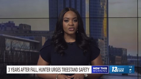 Hunter urges treestand safety 3 years after life-changing hunting accident