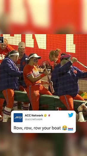 This dugout energy 🔋 Clemson Softball | ACC Network