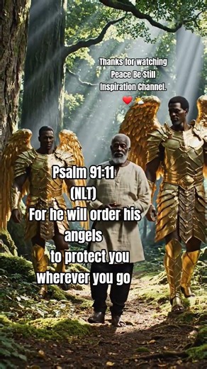 Psalm 91:11(NLT) For he will order his angels to protect you wherever you go.
