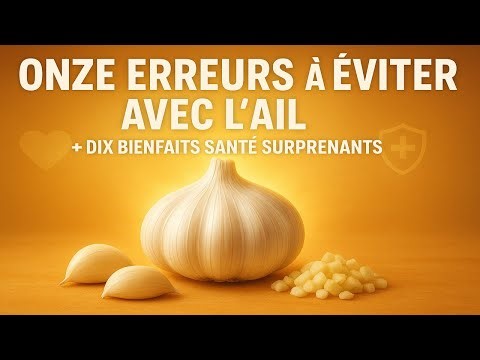 Évitez ces onze erreurs courantes avec l’ail et découvrez ses dix bienfaits santé incroyables !