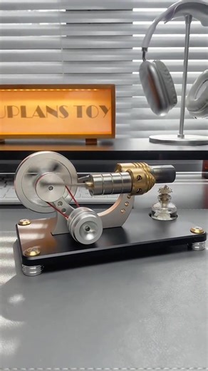 2.1K views | Such a small Stirling engine, yet so powerful! #model #toy #metal #engine #goodiessharing #viralreels #foryou #technology | Fuplans Toy | Facebook