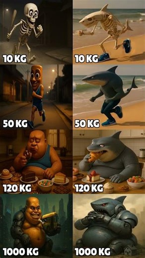 Thin To Fat Tung Tung Sahur X Tralero Tralala