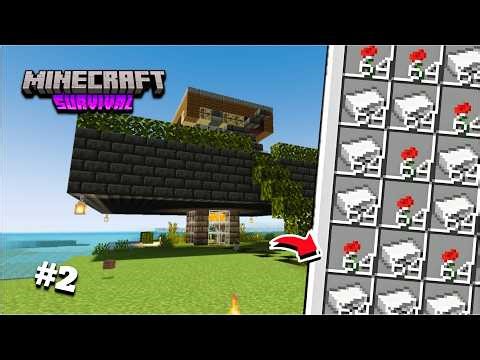 Making Best Iron farm (Minecraft Survival #2)