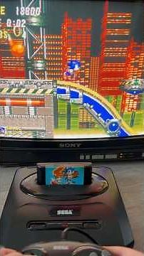 Chemical Plant Zone 1 in #sonic2 for Sega Genesis