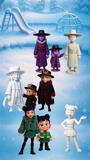 Why did Douma break Zoey's snowman? ❤️ #zoey