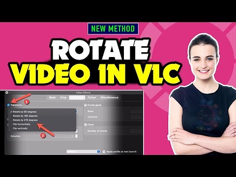 How to rotate video in VLC 2025 | Rotate a Video 90 degrees with VLC Media Player