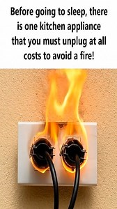Most people forget to unplug this kitchen appliance before bed — and that small habit can cause big problems | Useful Tips