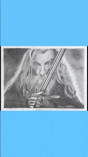 Drawing Gandalf from Lord of the Rings
