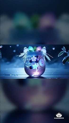 AI Timelapse: Magical Seeds That Turn Into Enchanting Drinks | Satisfying ASMR #shorts