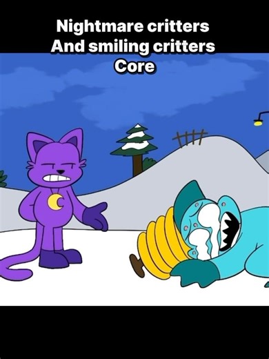 Nightmare critters and smiling critters core ‪@inubis‬ #smilingcritters #nightmarecritters
