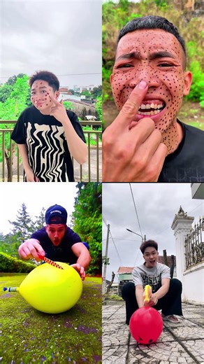 Giant Balloon Burst and the Dotty Face Mystery! 🎈⚫😲