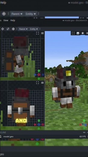 My Blockbench Animation Debut: Watch My Model Move! #2 ✨