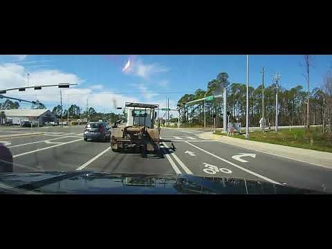Driving through Panama City Beach, Florida