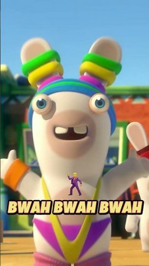 It's a Rabbid Celebration 💃| RABBIDS INVASION #shorts