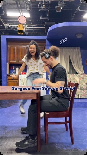 kana seiki on Instagram: "Jump into final week with us! led by our fearless ASM Misha on the piano:) come see The Surgeon and Her Daughters running til Dec 20th🩰 Ticket link in bio #surgeonplay #nyctheater #snoopydance"