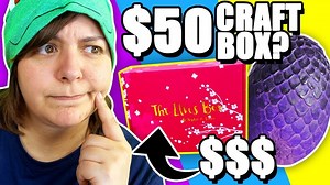 This is what you get when you order a $50 craft subscription! Let's see what's inside! | Nerdecrafter