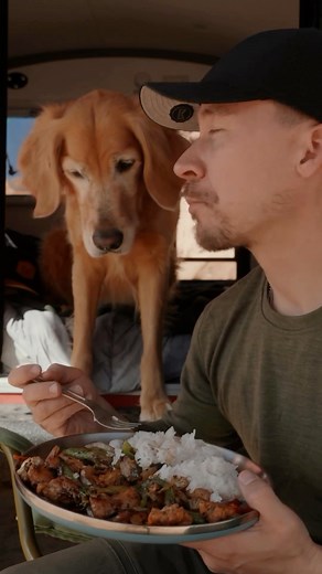 Every bite is a taste of the wild, right from our outdoor oasis! Cooking on discada pan has to be hands down the best move you can make while camping! 🏕️ 🍳🔥 @adventuringwithnala Be sure to check out @adventuringwithnala full Desert camping trip on YouTube! #UtahAdventures #TeardropTrailerCooking #DiscaMagic #teardropcampers #teardroptrailers #utahcamping | Bean Trailer