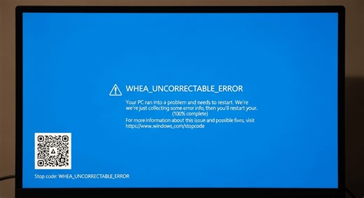 How to Fix WHEA_UNCORRECTABLE_ERROR on Windows