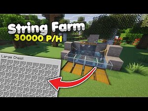 Automatic String Farm in Minecraft 1.20-1.21 | Tutorial