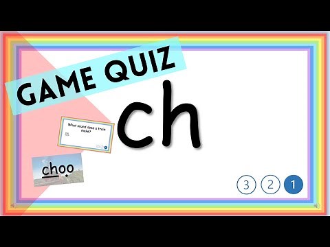 Phonics Game Quiz I ch sound I Phase 3 I Phonics Fun