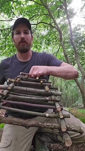 1K views · 26 reactions | Making a survival cage trap for small animals or birds #survival #bushcraft #outdoors #selfreliance #survivalskills #survivaltips | Survival Life | Facebook
