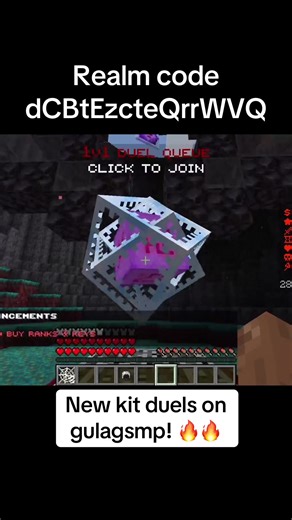 Join THIS LIFESTEAL PVP Realm Today ! #fyp #minecraft Realm Code: dCBtEzcteQrrWVQ Java IP: gulagsmp.com Discord: uZWHhdWUPn
