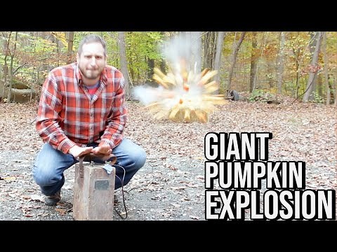 GIANT Pumpkin Carving With Gas