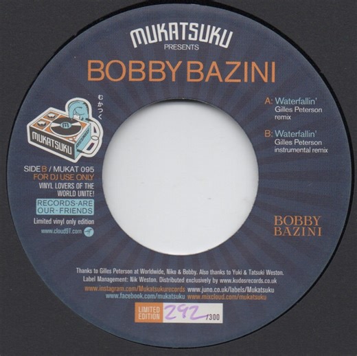 Bobby Bazini - Waterfallin' (Gilles Peterson Remix)