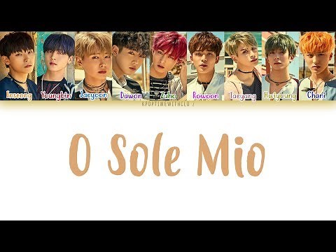 SF9 (에스에프나인) – O Sole Mio (오솔레미오) LYRICS [COLOR CODED HAN|ROM|ENG]