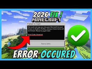 Fix Minecraft Failed to Login Error Code Drowned (2026)